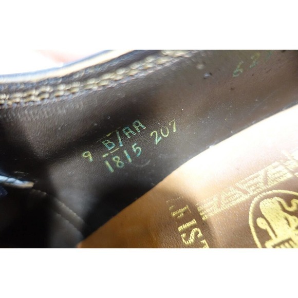 VTG JOHNSTON & MURPHY Aristocraft Men Monk Strap Loafers Sz 9 B/AA Black